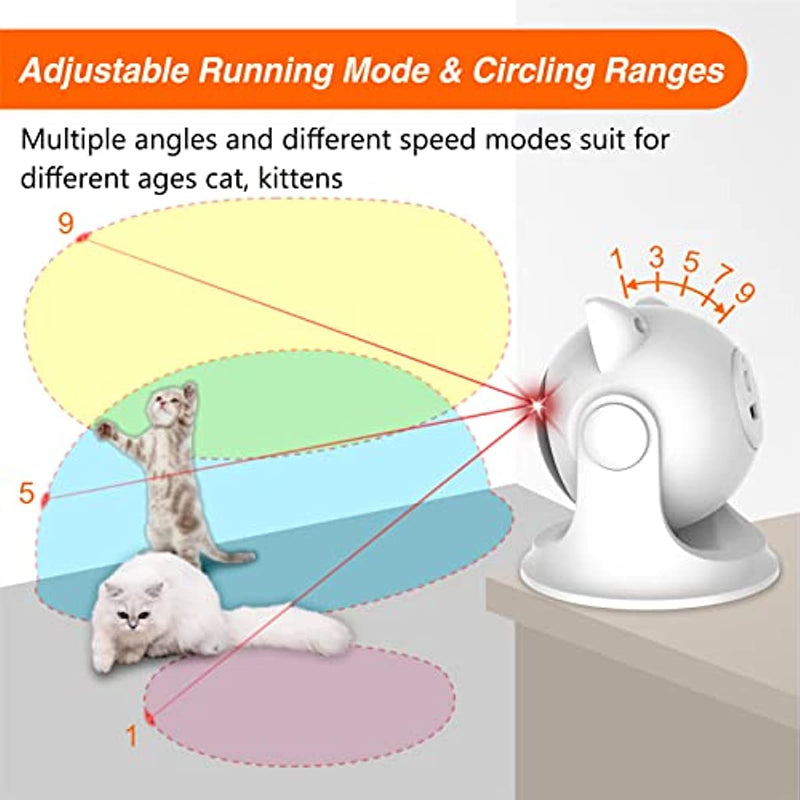 ATUBAN Automatic Cat Laser Toy for Indoor Cats