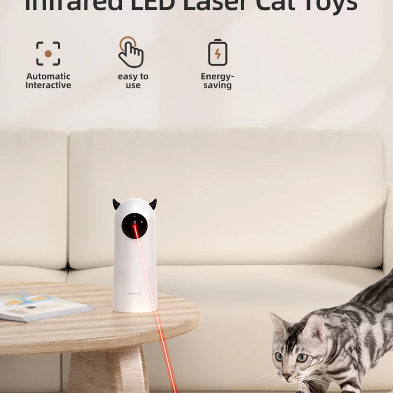 ROJECO Automatic Cat Toys Interactive Smart Teasing Pet