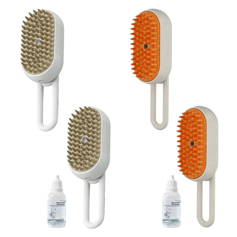 3 in 1 Pet Electric Steam Brush Cat and Dog