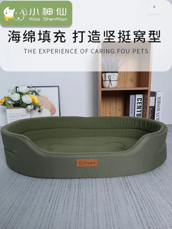 Dog Pet Beds Square Dog Bed For Large Dogs Custom Size Dog Sofa Beds Waterproof Customized Pet Bed Inner Pad Washable Kennel