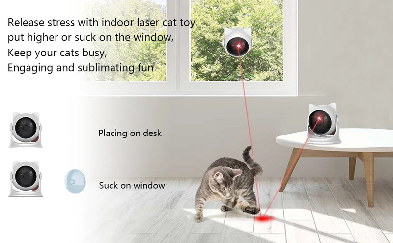 ATUBAN Automatic Cat Laser Toy for Indoor Cats