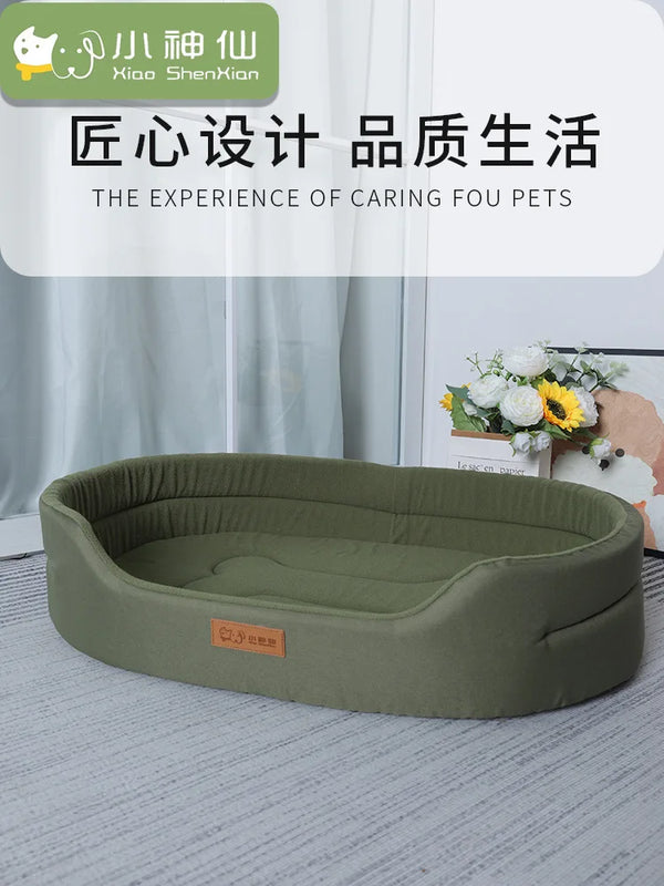 Dog Pet Beds Square Dog Bed For Large Dogs Custom Size Dog Sofa Beds Waterproof Customized Pet Bed Inner Pad Washable Kennel