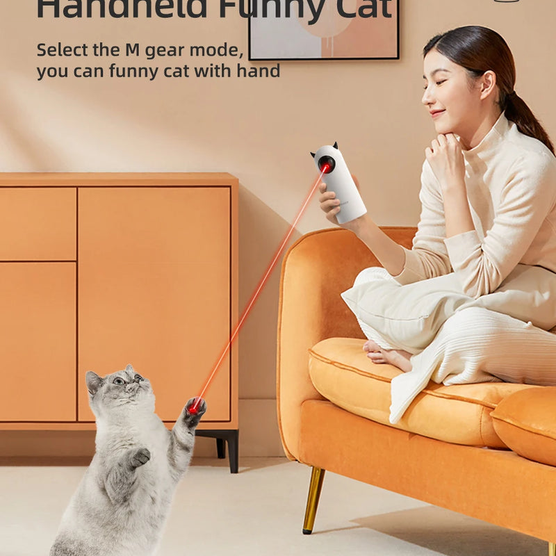 ROJECO Automatic Cat Toys Interactive Smart Teasing Pet