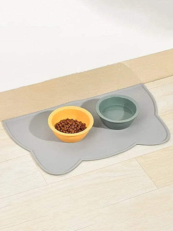 Silicone Bed Cats Pet Feeding Bowl Cats Accessories Dog Beds and Furniture Home Food Mat Puppy Feeder Tray Placemat & Supplies