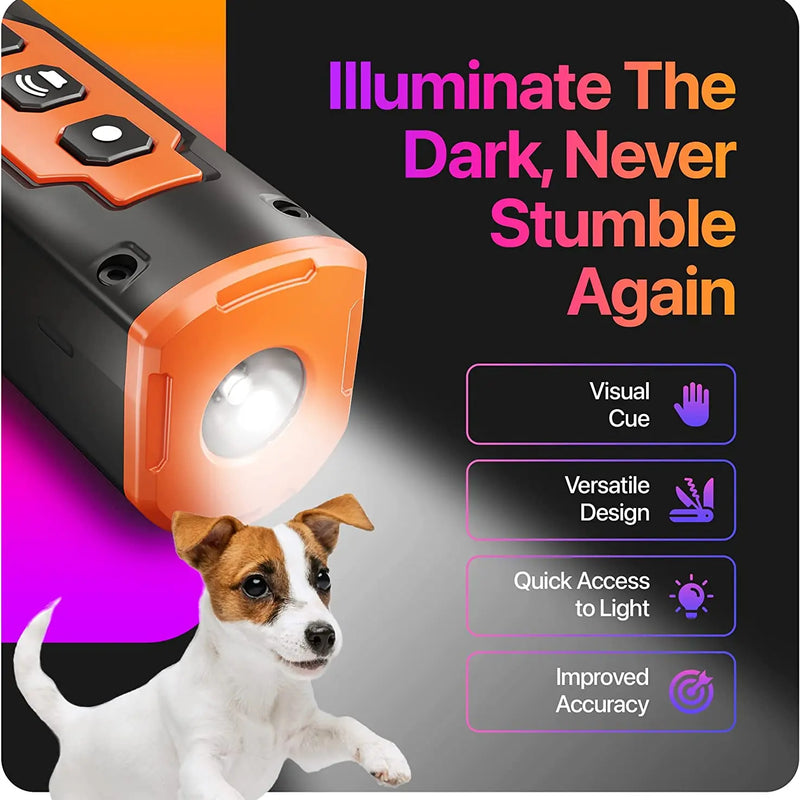 Pet Dog Repeller Ultrasonic Dog Training Device Rechargeable