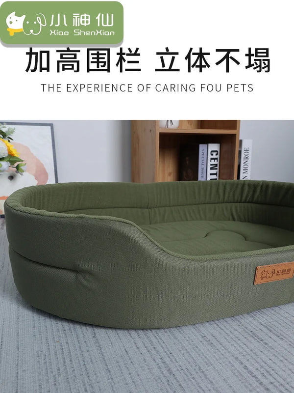 Dog Pet Beds Square Dog Bed For Large Dogs Custom Size Dog Sofa Beds Waterproof Customized Pet Bed Inner Pad Washable Kennel